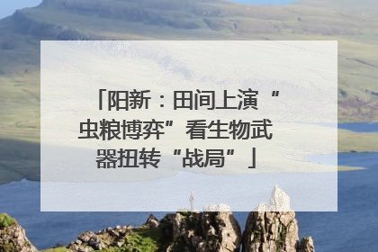 阳新：田间上演“虫粮博弈”看生物武器扭转“战局”