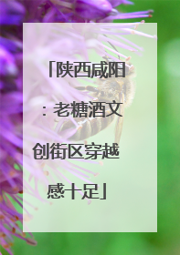 陕西咸阳：老糖酒文创街区穿越感十足