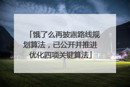 饿了么再披露路线规划算法，已公开并推进优化四项关键算法