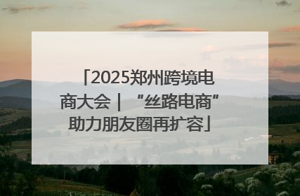 2025郑州跨境电商大会｜“丝路电商”助力朋友圈再扩容